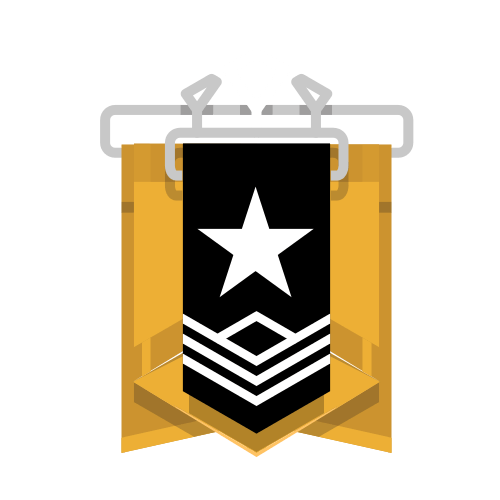 Rainbow Six Siege Gold II rank icon